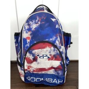 Boombah‎ Baseball/Softball 2 Bat Bag/Pack Backpack Red/Blue/White—Flag